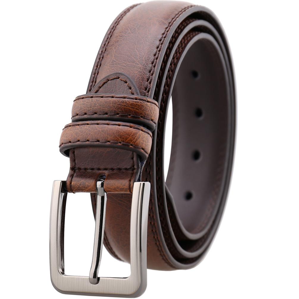 Belt, Men'S Belt, Width 3.3Cm Pin Buckle Belt, Casual Belt Zk33-560