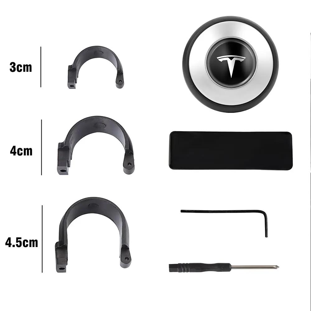 Car Sticker 2025 Hot Car Steering Wheel Booster Spinner Knob Bearing Power Handle Saving Kit For Tesla Model 3 S X Model Y Roads