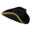 Pirate Captain Hat for Women Man Unisex Halloween Costume Pirate Hat Party Hat