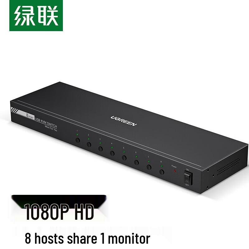 Ugreen 8-Port KVM Switch Rackmount VGA