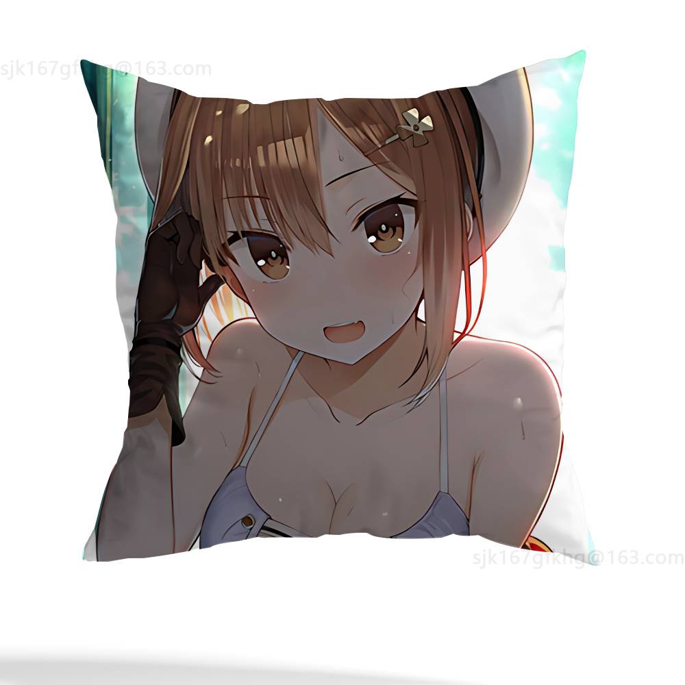 A-Atelier Ryza Game pillowcase casual style decoration, suitable for home decoration (excluding pillow core) 12x12Inch