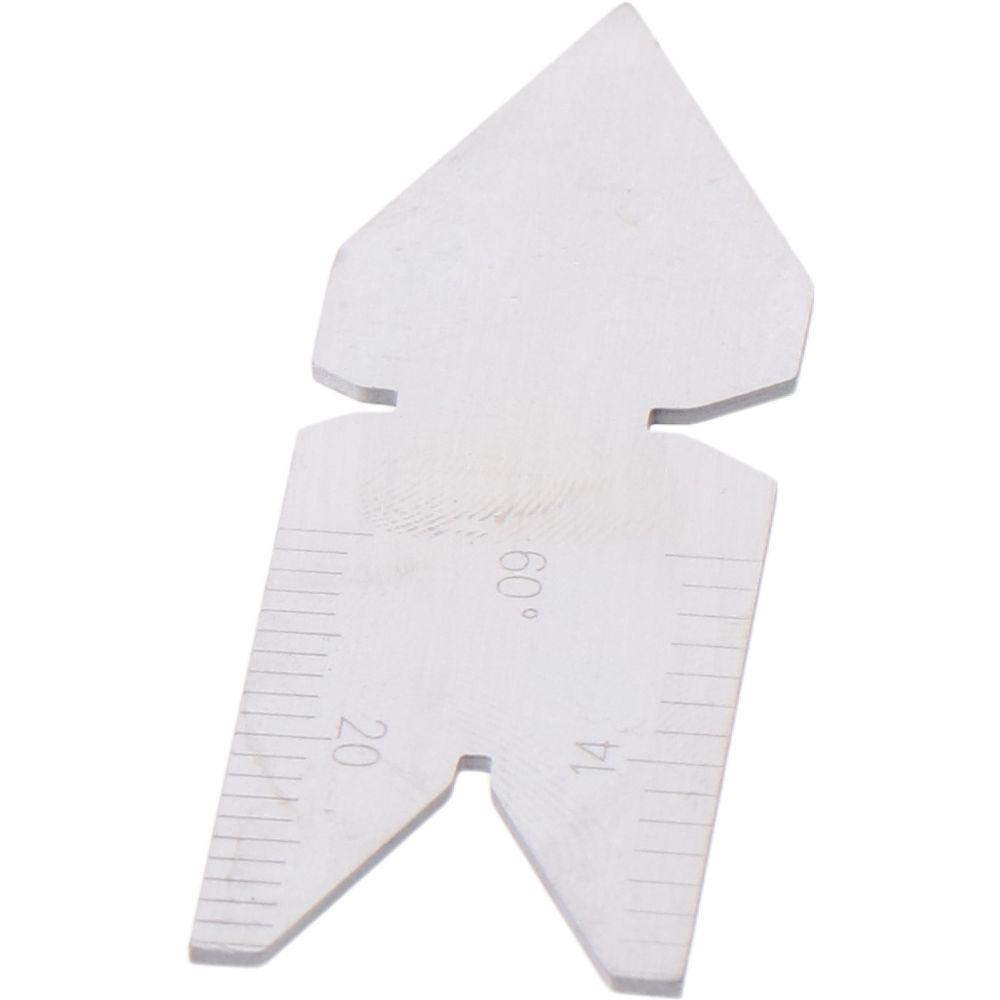 3pcs/ set Silver Screw Thread Measuring Tool 55°& 60° Lathe Cutting Tool  For Quick Comparison