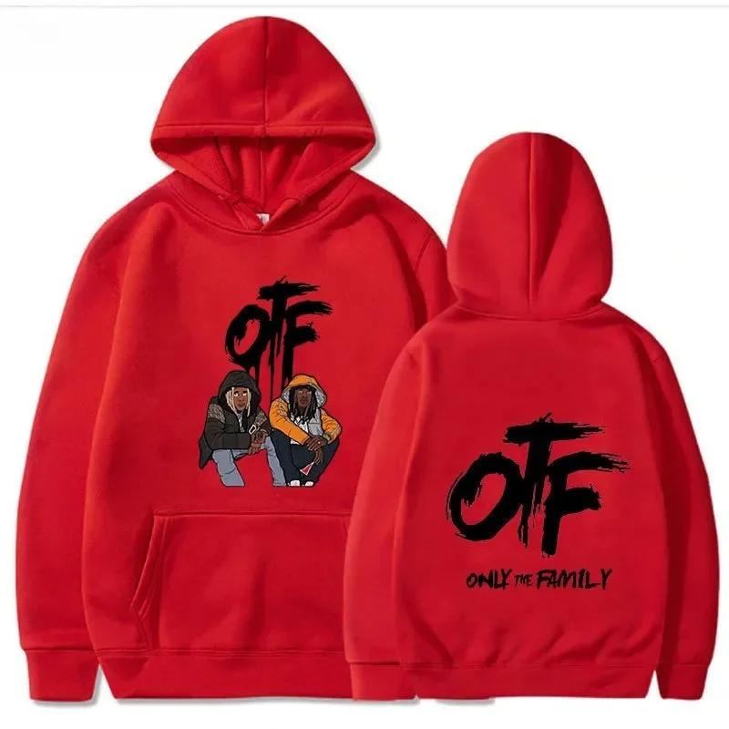OTF Setr Hip Hop Letter Prt Print Men Hoodie Luxury Brands Pullover Hoodies Women New Streetwear Sweatshirt Hooded Autumn Winter