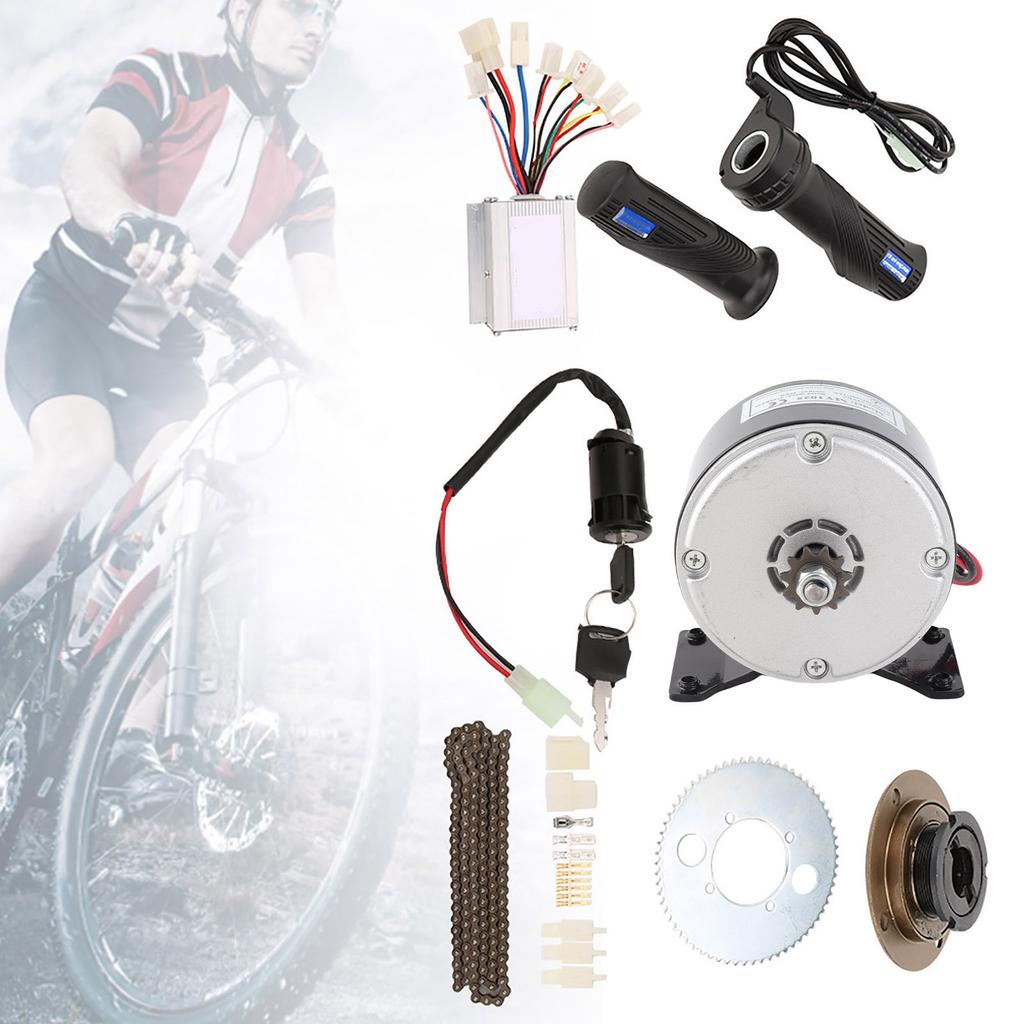 9ks Sada 250W 24V Kartáčový Motor Sada Pro Cyklistickou Konverzi Vysokorychlostní Sada Příslušenství