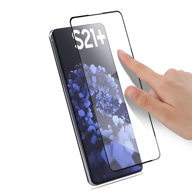 MOCOLO Complete Covering 3D Curved [Side Glue] Tempered Glass Screen Protector for Samsung Galaxy S21 Plus 5G