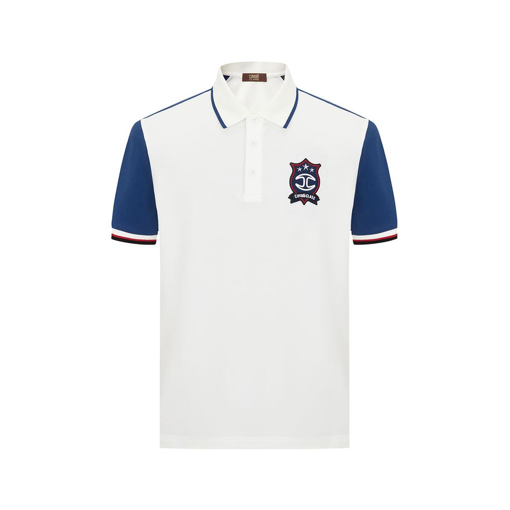 Men's Fashion Color Block Short Sleeve Polo Shirt