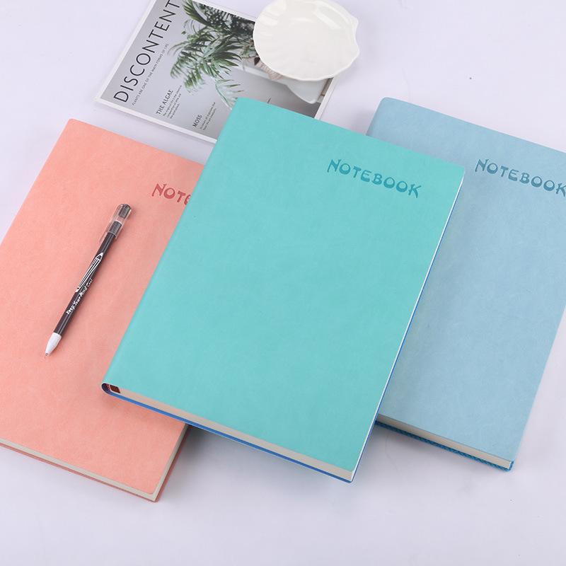Super Thick 416-Page Business Notebook - A4/B5/A5 Large Size for Work Records