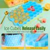 37 Cavity Honeycomb Ice Cube Trays Reusable Silicone Ice Cube Mold Bpa Free Ice Maker With Removable Lids Creative 13 Cavity
