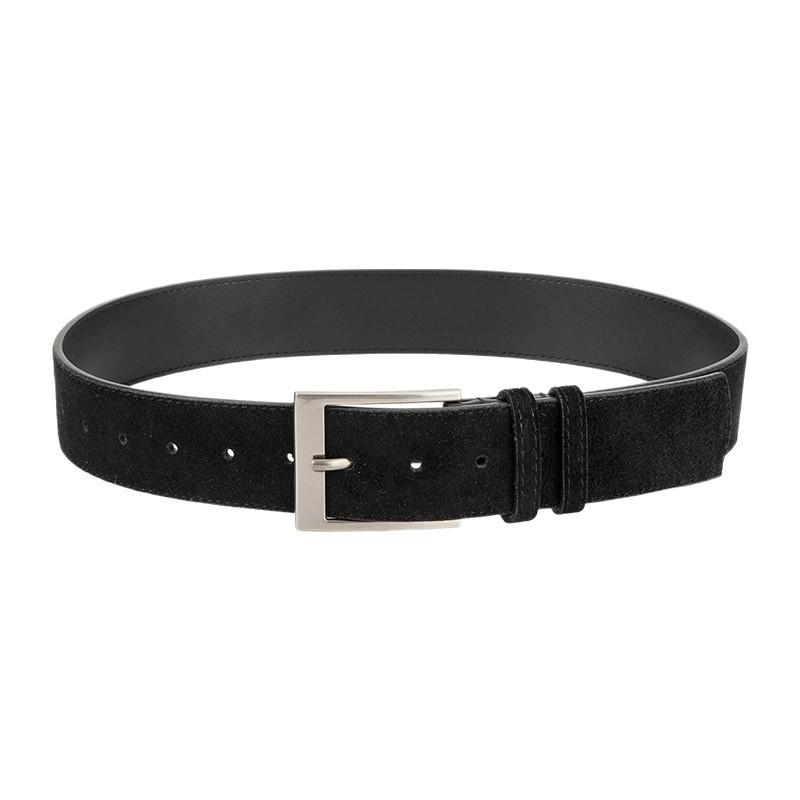 High-end Suede Maillard Wear Wide Belt Women's Niche Decorative Dress Belt Korean Style Genuine Leather Belt