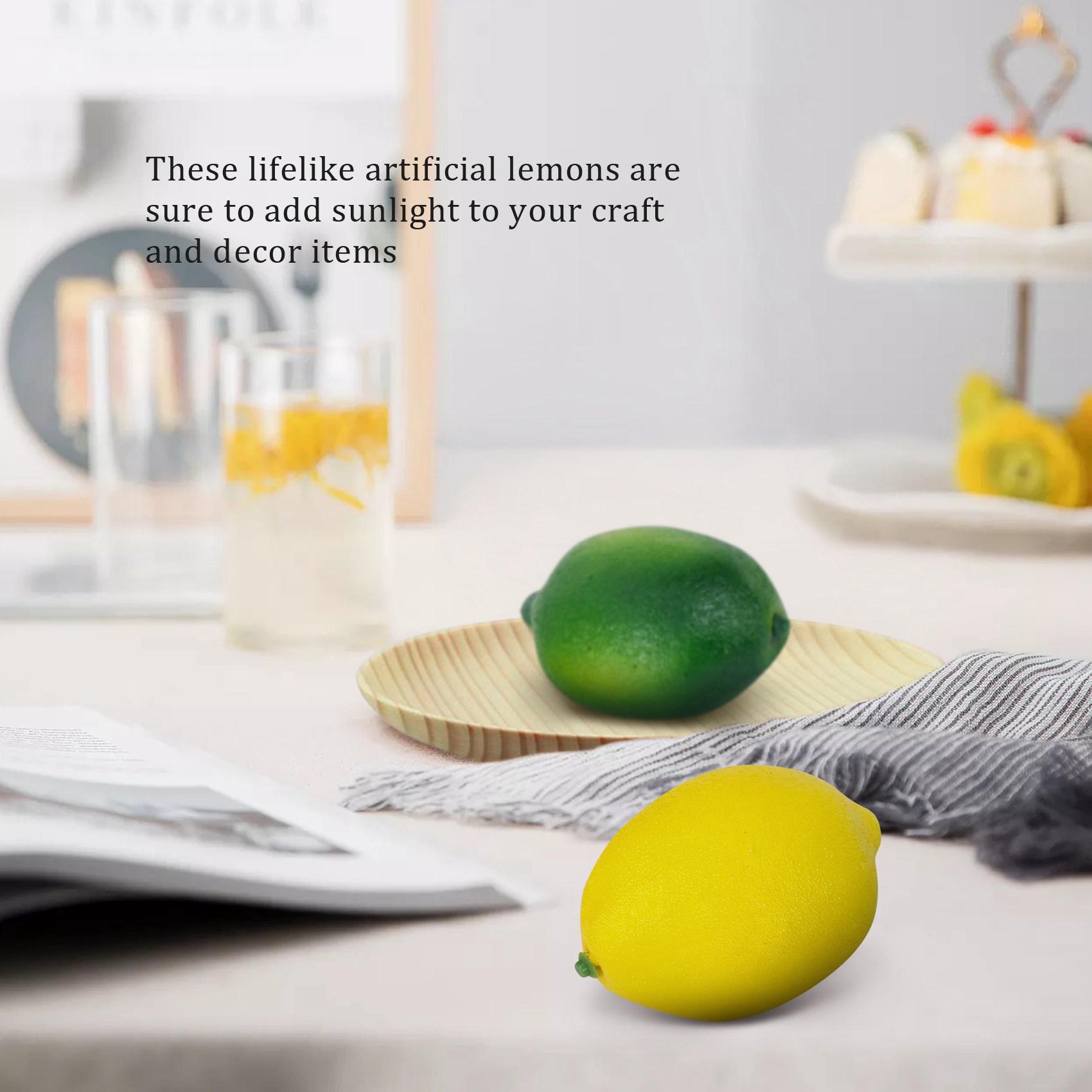 

BHBL 28Pcs/Set Artificial Lemons and Fake Fruits Decorative Faux Citrus Fruits Artificial Decorations for Home Kitchen China Mainland