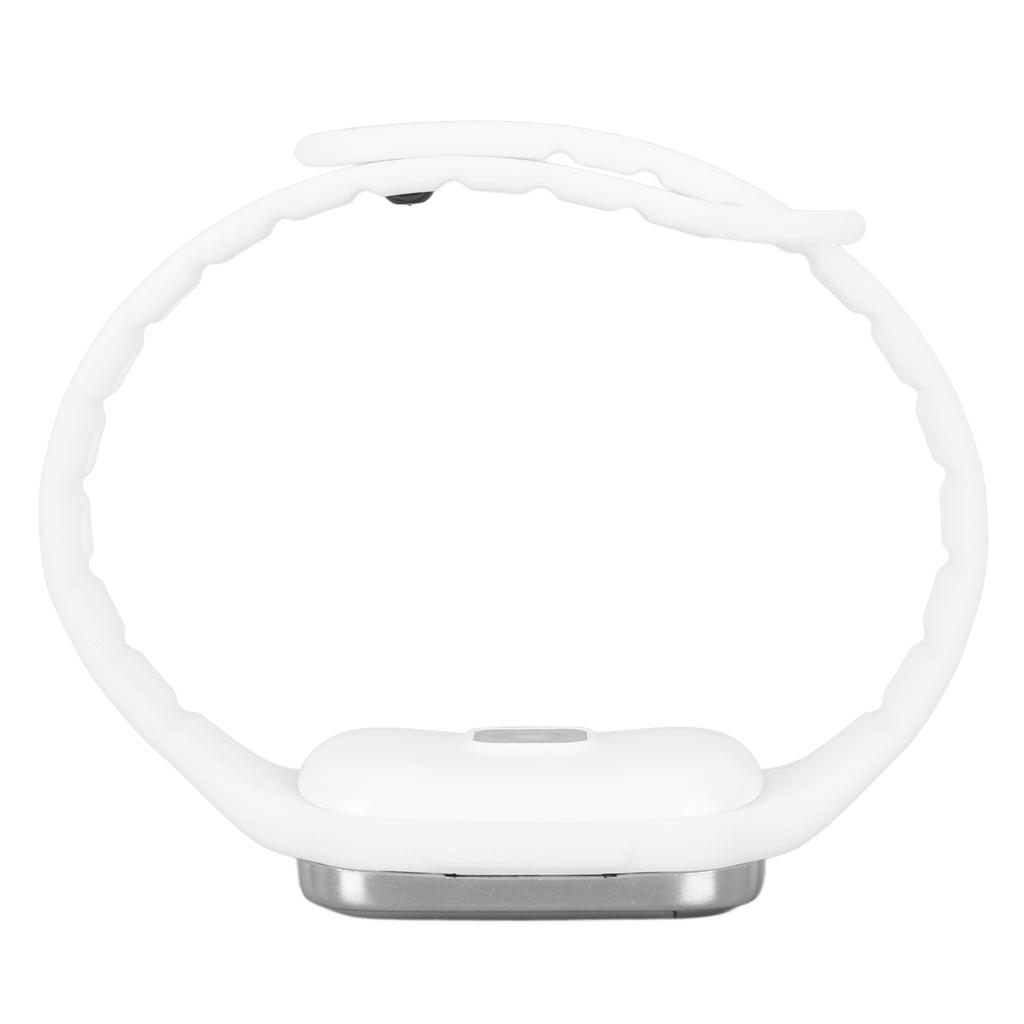 Ultrasound Repellent Bracelet Time Display Body Temperature Monitoring Repellent Watchband White