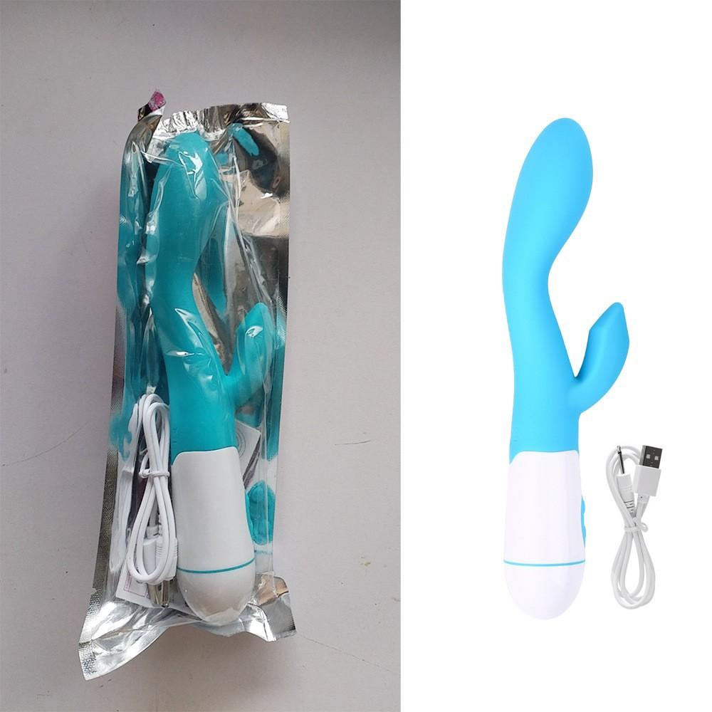 30-Frequency Vibrator Women's Silicone Fashion G-Spot Double Shock AV Stick Handheld Masturbation Massager Adult Sex