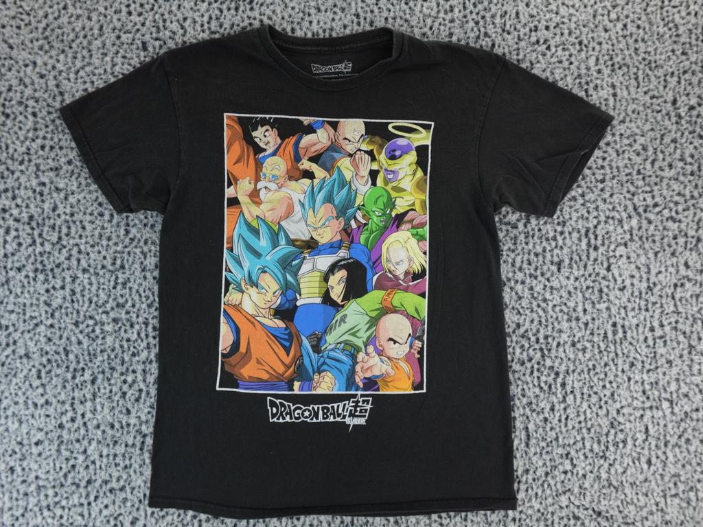 Dragon Ball Super Shirt Men's Medium Black Anime Goku Graphic Tee Short Sleeve Unisex T-Shirt