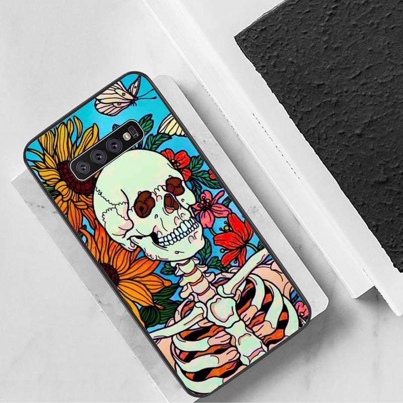 Red Visual Impact Phone Case For Samsung Galaxy S7 Edge Plus S9 S20Plus S20ULTRA S10lite S225G S10 Case
