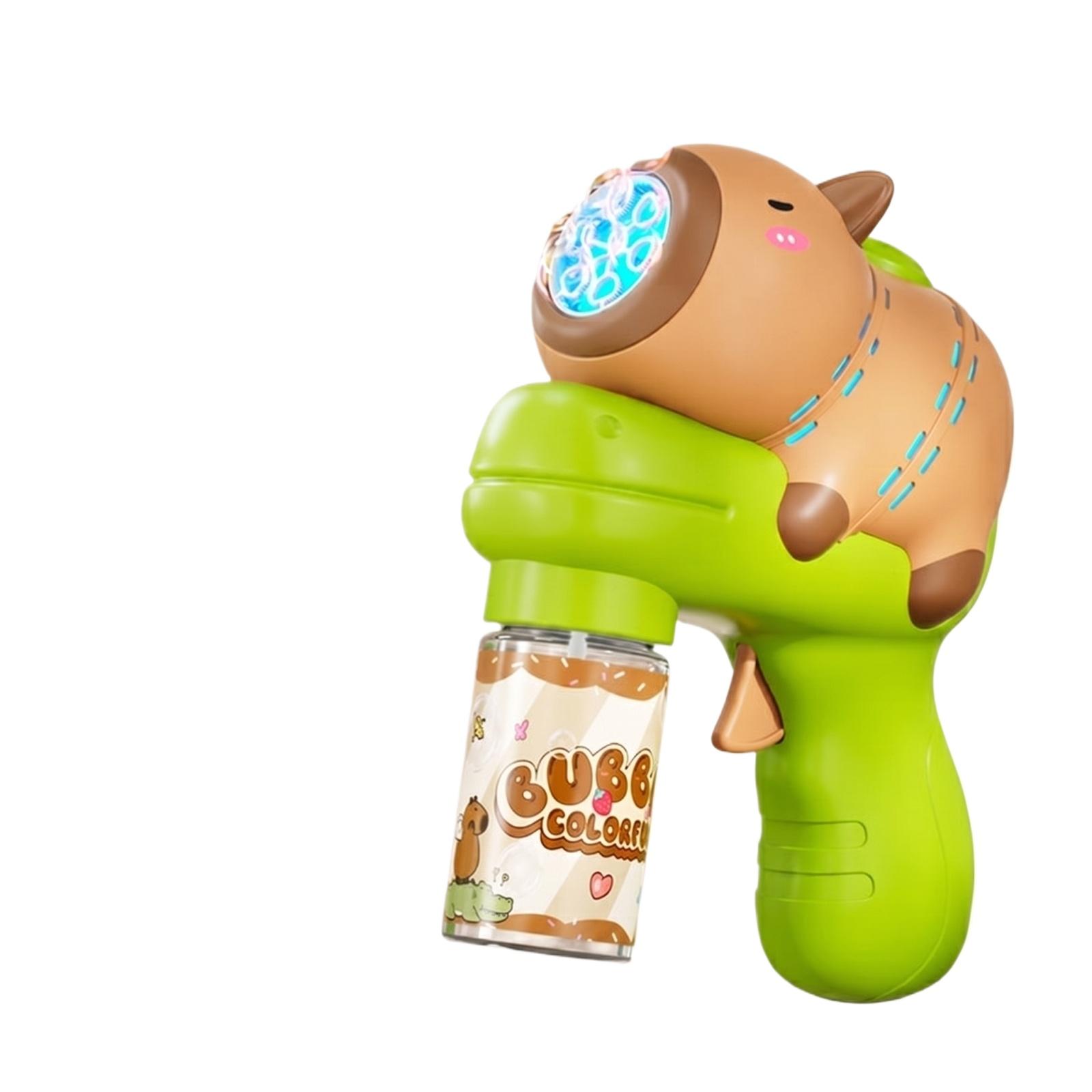 

Bubble Gun Toy with 50ml Bubble Solution Kid s Bubble Blower Machine Fun Outdoor Bubble Maker for Children One Size коричневый