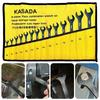 14Pcs/Set Multifunctional Double End Wrench Set Double Headed Spanners  Repair Automotive Mechanic