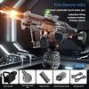 MK3 Simulation Shooting Flames Electric Water Gun Self Absorbent Water Automatic Continuous Water Guns Kids Summer Outdoor Toys