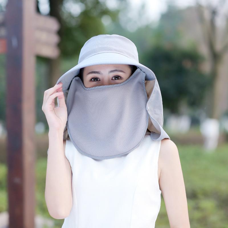 Summer Sun Hat Women's Anti-uv Big Brim Sunscreen Fisherman Hats Korean Outdoor Cycling Travel Hiking Beach Hat