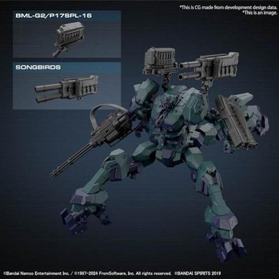 BANDAI SPIRITS 30MM ARMORED CORE VI FIRES RUBICON BALAM INDUSTRIES BD-011 MELANDER Raiga Tail Colored Plastic Model