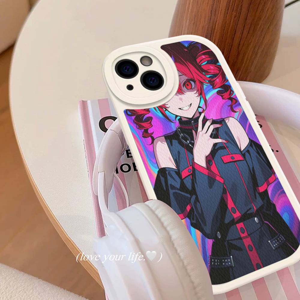 Popular Virtual Singer Kasane Teto Anime Phone Case Hard Leather For IPhone 16 15 14 13 12 Mini 11 14 Pro Max Xs X Xr 7 8 Plus