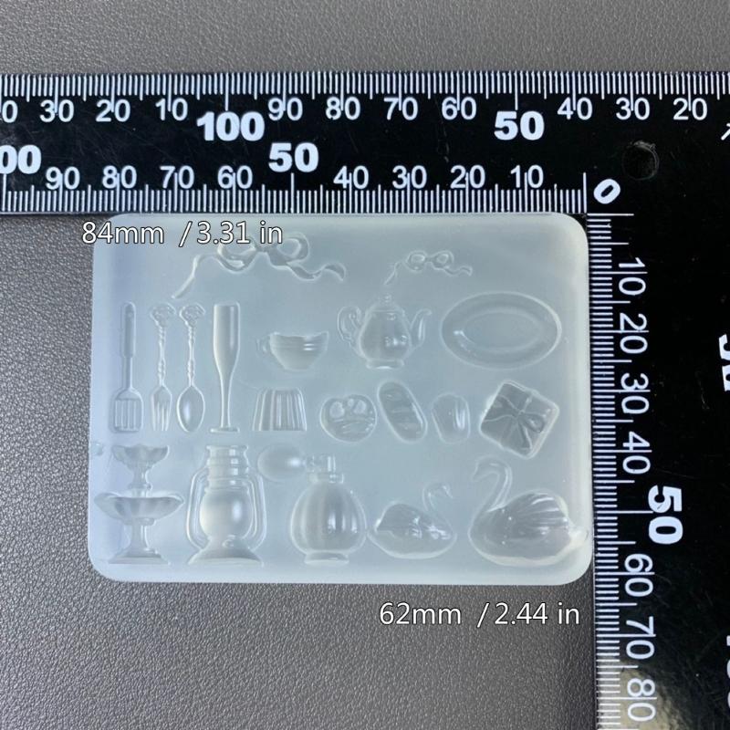 Reusable Silicone Craft Mold Lightweight Portable Design For Creative Dessert Toppers Candy Making Supplies