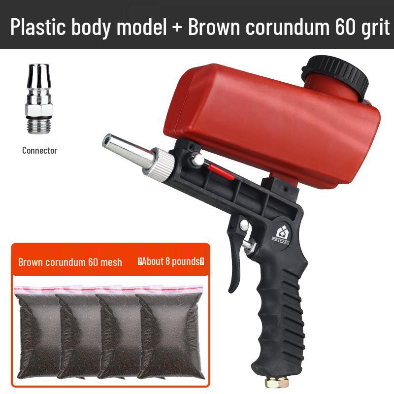 Tianfeng Handheld Pneumatic Sandblasting Gun - Rust Remover & Metal Refurbisher
