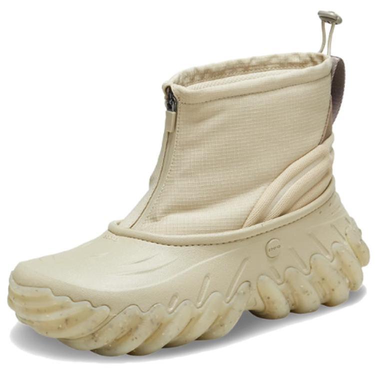 Crocs fashion and versatile booties unisex taupe