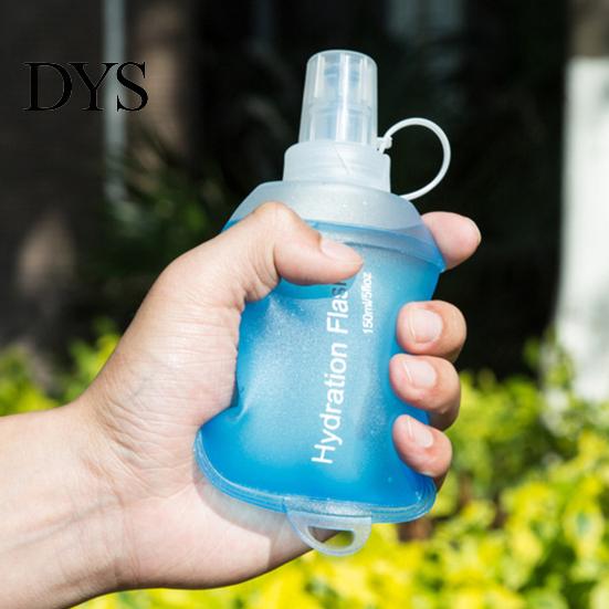 Faltbarer Trinkwasserbehälter TPU Weichflasche Feldflasche Lebensmittelqualität Auslaufsicher Sport BPA Frei Auslaufsicher Faltbar Outdoor Hydration