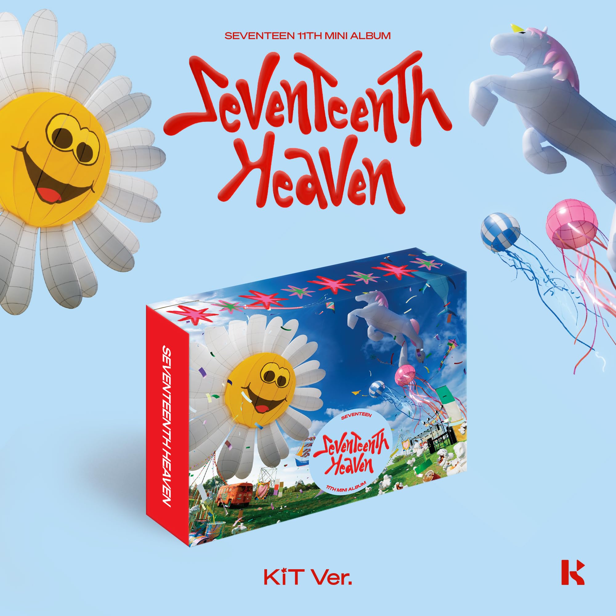 

SEVENTEEN 11th Mini Album KiT is a digital album and does not include a CD SEVENTEENTH HEAVEN ver. (Korean Edition) This (app required)