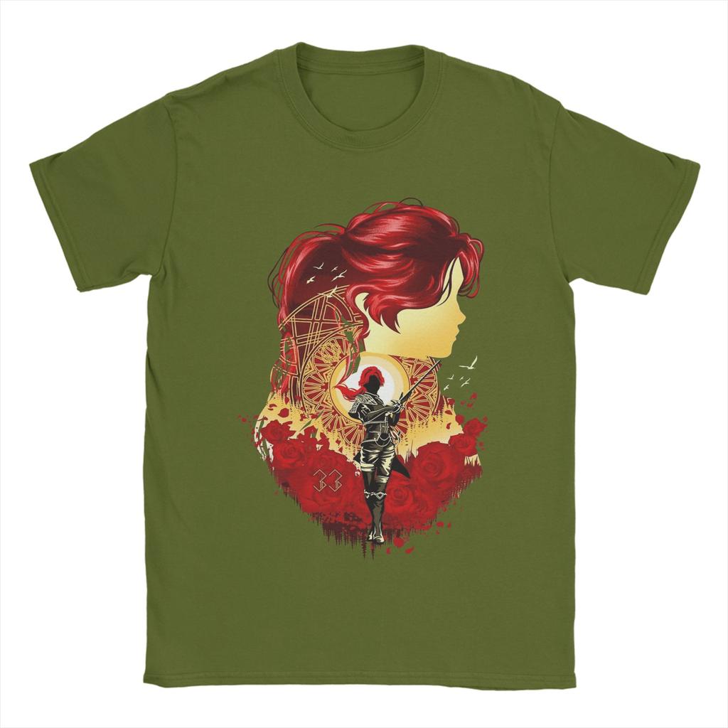Expedition 33 Poster Cotton Tshirt For Couple Summer Awesome T Shirts Breathable Harajuku Tees Big Size Hot Sale Tops