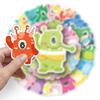 50 Pictures of Little Monster Graffiti Personality Non-infringement Cartoon Children's DIY Mobile Phone Case Suitcase Stickers Waterproof