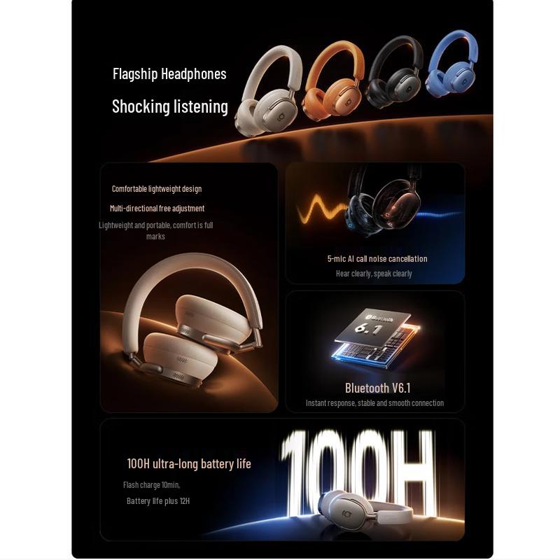 Baseus Inspire XH1 ANC Over-Ear Bluetooth Headphones