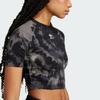Adidas Tie-Dyed Baby T-Shirt Women Tops Black IZ1859