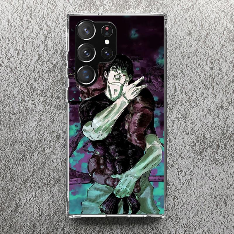 Kaisen J-Jujutsu Fushiguro Toji Print Soft Case for Samsung Galaxy S25 Edge S24 S23 S22 Ultra S21 Plus S20 FE Phone Shell S10 +