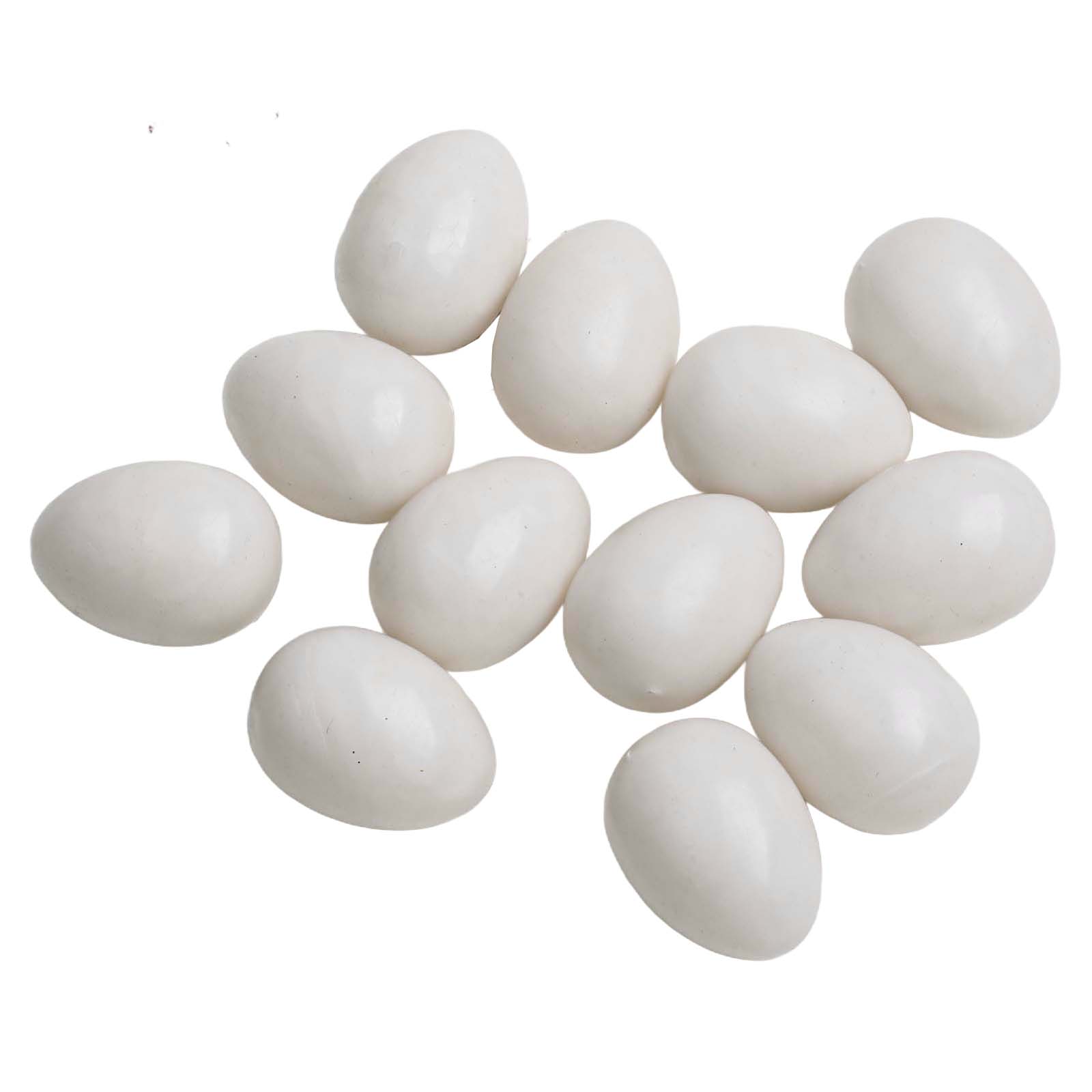 

12pcs Simulated Pigeon Eggs Plastic for Hatching Supplies Suitable for Training and Developing Pigeon Instincts China Mainland