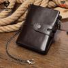 Humerpaul Genuine Leather Men's Wallets Short Luxury Brand Credit Card Holder Travel Multi-slot Credential Purse Male Carteiras