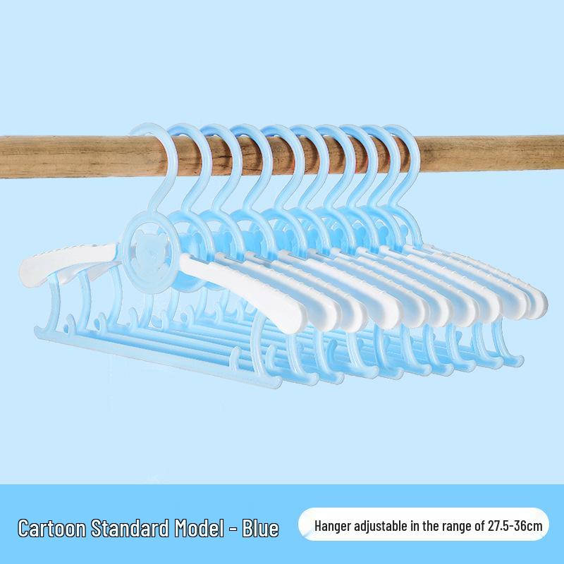 Nordic Style Seamless Plastic Hangers for Infants, Toddlers, and Children's Clothing & Pants