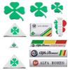 Groen Vierbladig Klaver Logo Decal voor 147 156 166 159 Mito Giulietta Giulia Spider Auto Zijspatbord Carrosserie Badge Sticker
