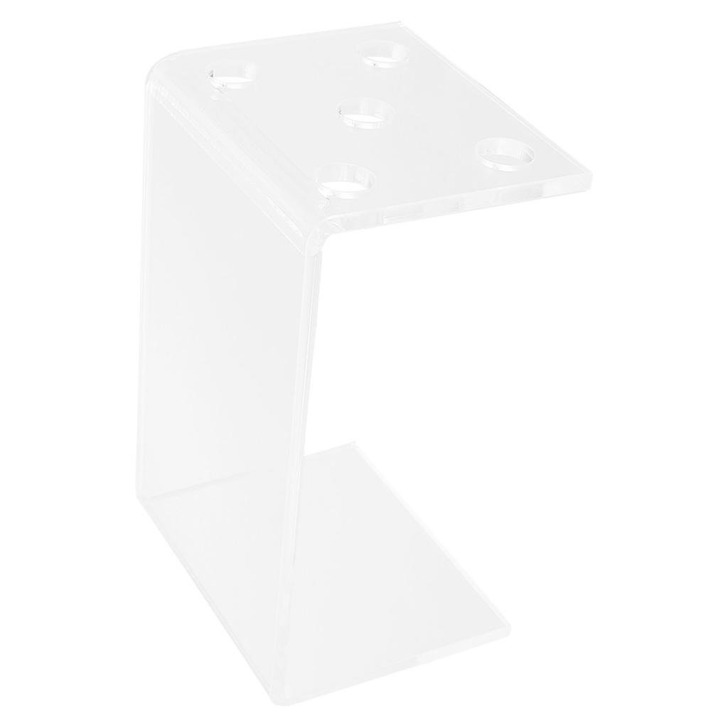 Scissors Holder Rack Acrylic 5 Hole Clear Multifunctional Salon Shear Holder Desktop Organizer