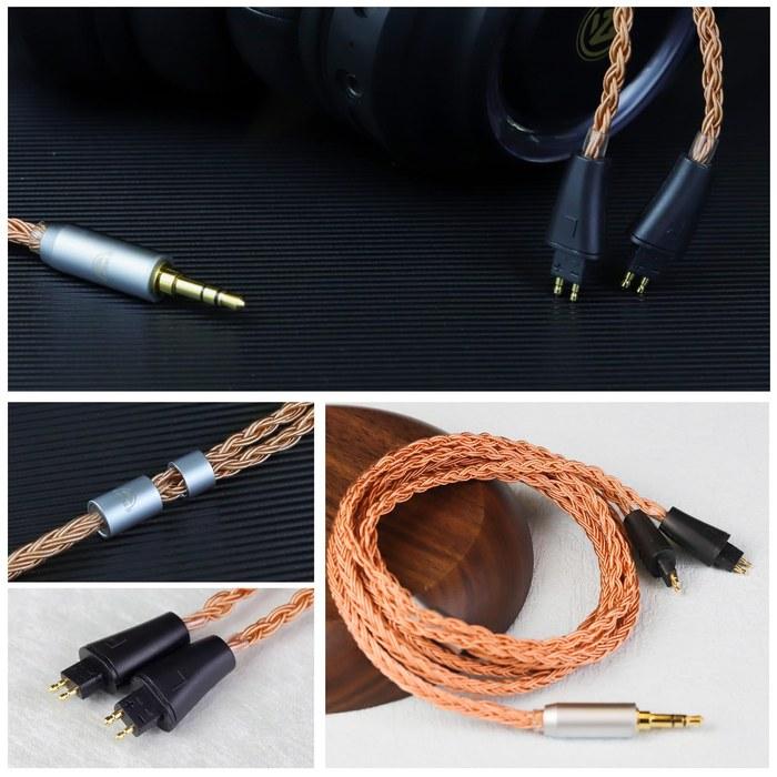 okcsc ZT16 Headphone Cable for TH909 – Replacement Cable, 16-Core Pure Copper, 1.5m, 3.5mm, Compatible with FOSTEX