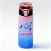 KPop Demon Hunters Gradient Water Bottles High-capacity Drinking Straw Cup Portable Girl Outdoor Office School 500ml Kid Friendly Entertaining Fun