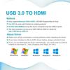 1080P USB 3.0/2.0 To HDMI-Compatible Converter Multi Display Graphic Adapter for PC Laptop Projector External Video Card