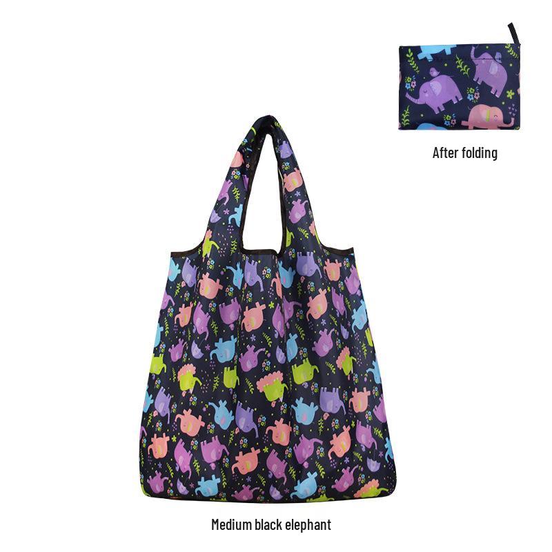 Bolsa Tote do Mickey: Sacola de Compras Grande, Dobrável, Ecológica, Impermeável de Tecido Oxford