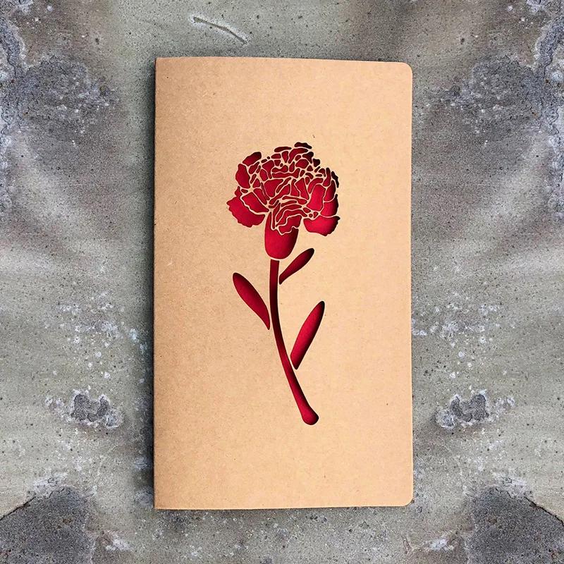New 1pcs Of Hollow Valentine s Day Mother s Day Greeting Card / Kraft Paper Card Holiday Cards Birthday Cards Blessing Gift Card 10x17cm