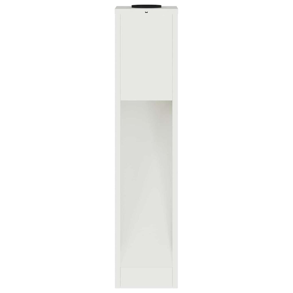 Solar LED Path Light 2 Pcs White Cold Rolled Steel