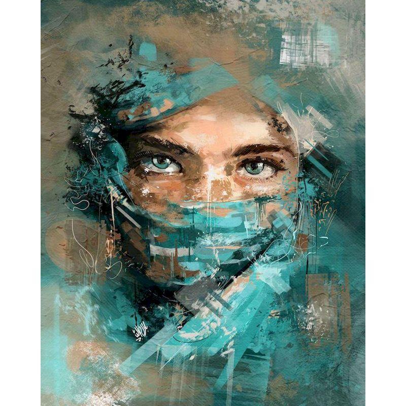 GATYZTORY Painting By Numbers Abstract Picasso Figure Painting DIY Paints By Number For Adults Kits Oil Paint On Canvas Home Dec