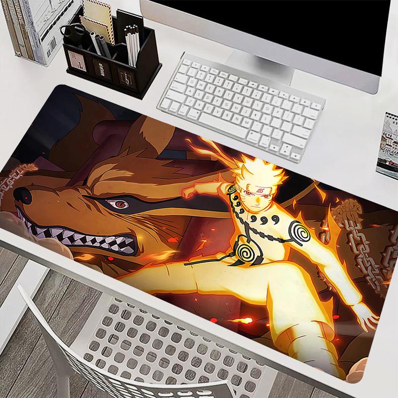 Mouse Pad PC Accessories Keyboard Pad Office Desk Mat Anti Slip Mousepad Rubber Tablet Pad Gaming HD Naruto Uzumaki Extended Pad