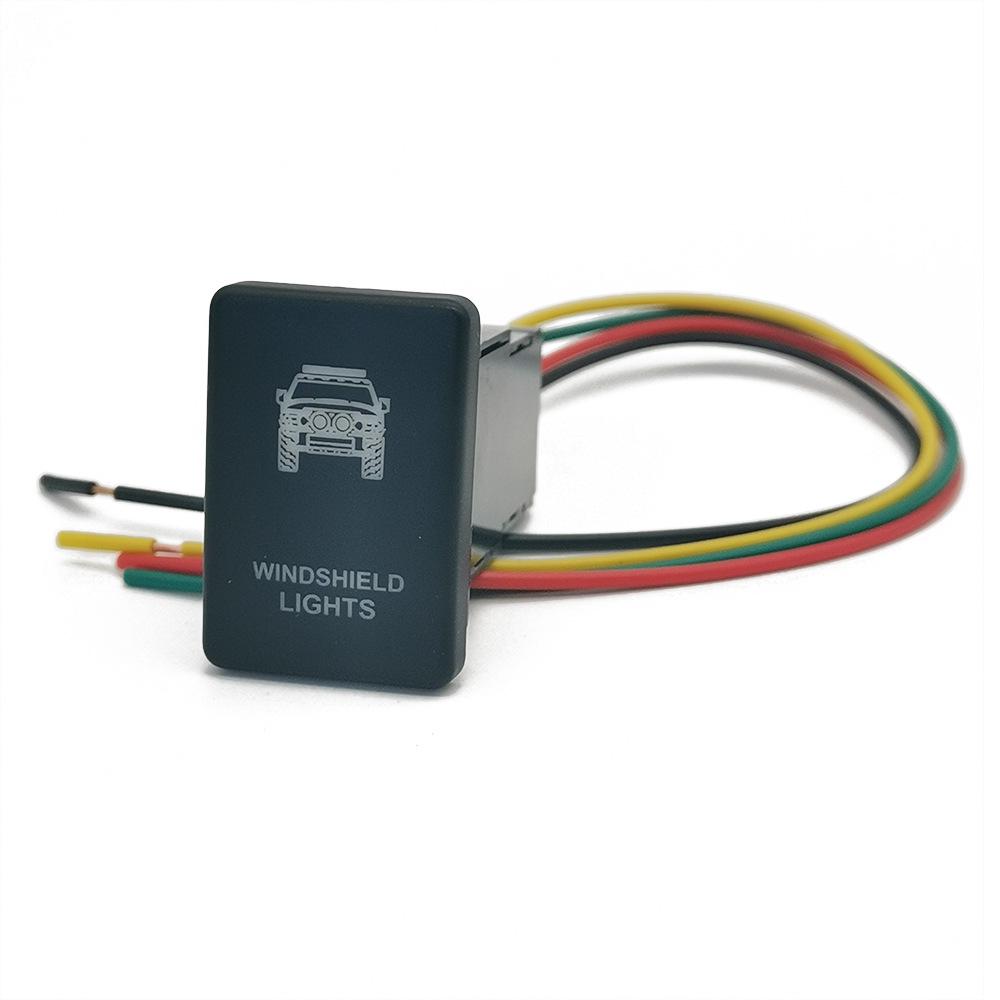 

Toyota Hilux 16-19 Front/Rear Roof Spotlight Anti-Skid Switch with Wires