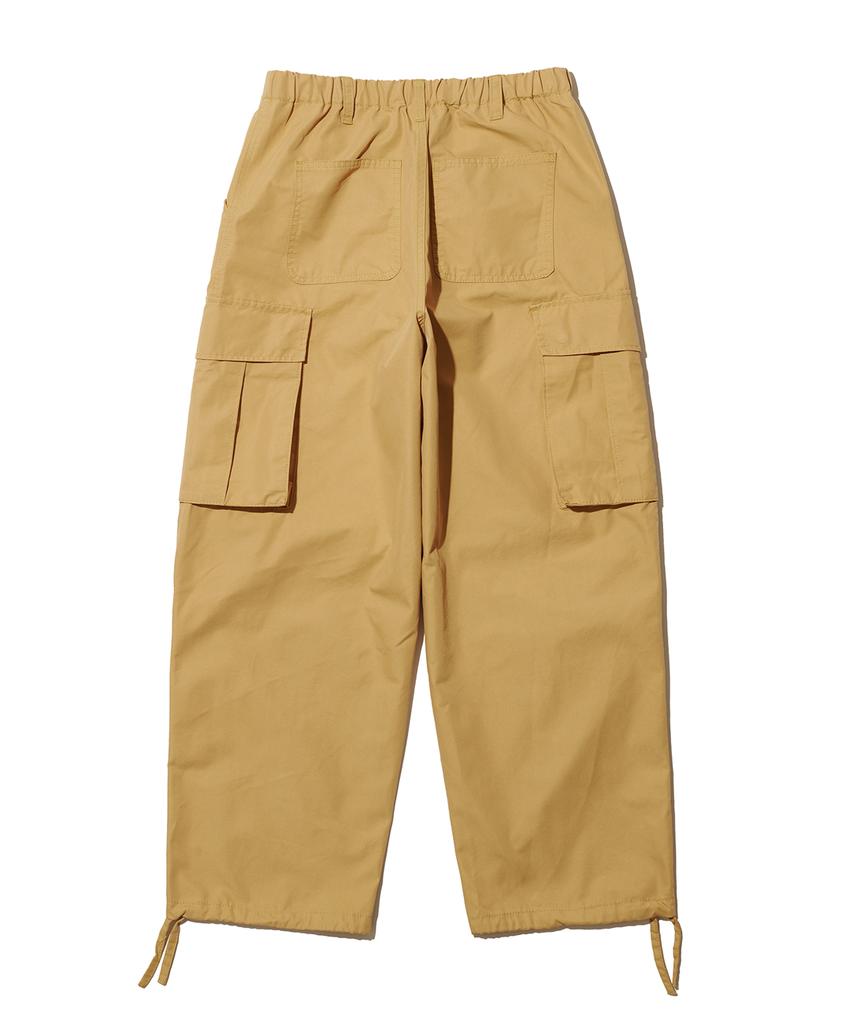 BIG UNION Pleated Cargo Pants (Ct) / Mustard