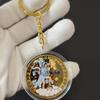 Gold-Plated Scorpio, Gemini, and Libra Zodiac Medallion Set